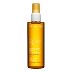 Clarins - Spray Solare Huile Embellissante Spf 30 - Olio Corpo E Capelli 150 Ml