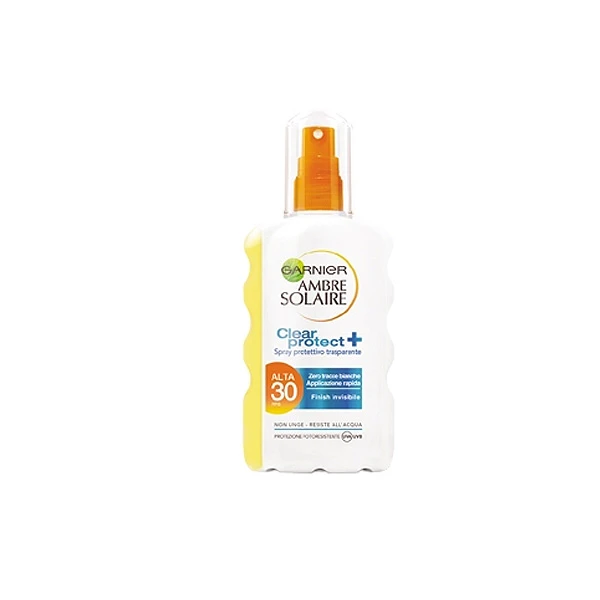 Garnier Ambre Solaire Clear Protect Spray Protettivo Trasparente Spf 30 200 Ml 3 Garnier Ambre Solaire Clear Protect Spray Protettivo Trasparente Spf 30 200 Ml