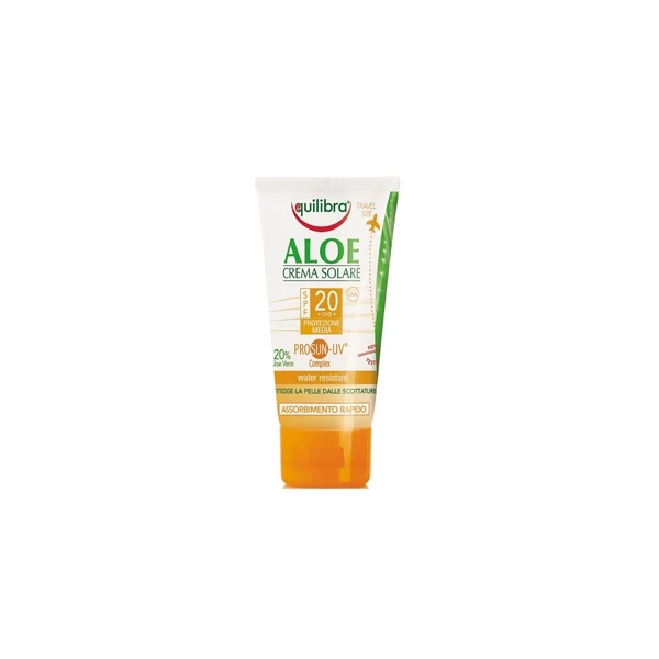 Equilibra - Travel Size Aloe Crema Solare Spf 20 75 Ml 3 Equilibra - Travel Size Aloe Crema Solare Spf 20 75 Ml