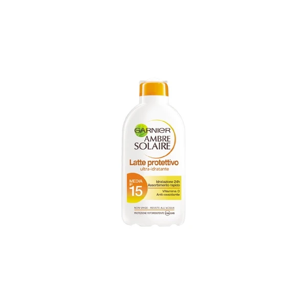Garnier - Ambre Solaire Latte Protettivo Ultra-idratante Spf15 200 Ml 3 Garnier - Ambre Solaire Latte Protettivo Ultra-idratante Spf15 200 Ml