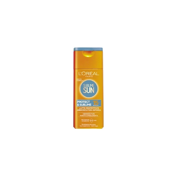 L'Oreal L´Oréal Paris - Sublime Sun Protect & Sublime Latte Protettivo Abbronzatura Intensa Spf 15 200 Ml 3 L'Oreal L´Oréal Paris - Sublime Sun Protect & Sublime Latte Protettivo Abbronzatura Intensa Spf 15 200 Ml