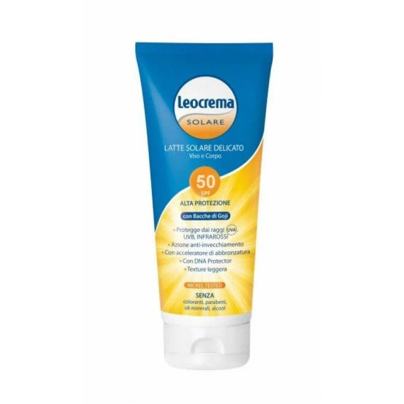 LEOCREMA LATTE SOLARE GOJI SPF 50 200 ML 3 LEOCREMA LATTE SOLARE GOJI SPF 50 200 ML