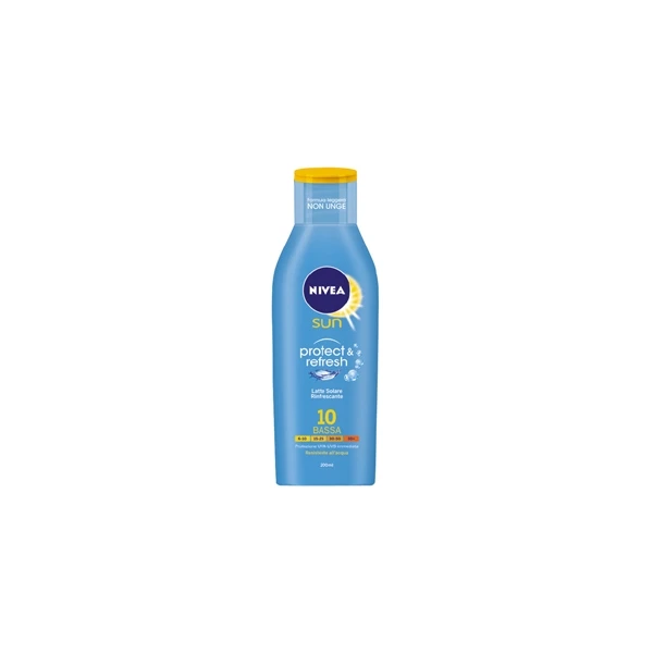 Nivea - Latte Solare Protect & Refresh Spf 10 200 Ml 3 Nivea - Latte Solare Protect & Refresh Spf 10 200 Ml