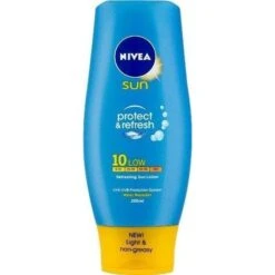 Nivea Protect & Refresh Lozione Solare 200 Ml SPF10
