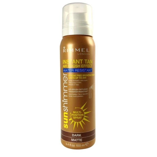 Rimmel Instant Tan Airbrush Effect 100 Ml Spray Dark Matte 3 Rimmel Instant Tan Airbrush Effect 100 Ml Spray Dark Matte