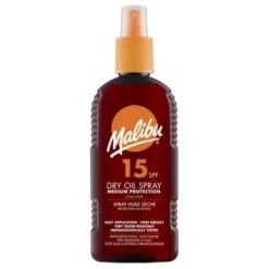 Malibu Sun Olio Solare Secco SPF15 Spray 200 Ml