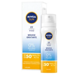 Nivea Solare Mousse Viso Idratante SPF 50+ 75 Ml