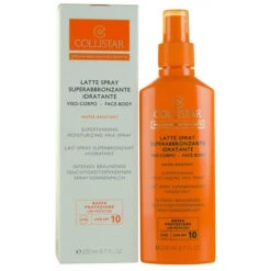 Collistar Latte Spray Superabbronzante Idratante Viso-corpo Wr Spf 10 200 Ml
