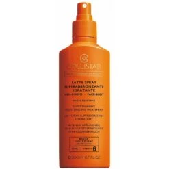 Collistar Latte Spray Superabbronzante Idratante Viso-corpo Wr Spf 6 200 Ml